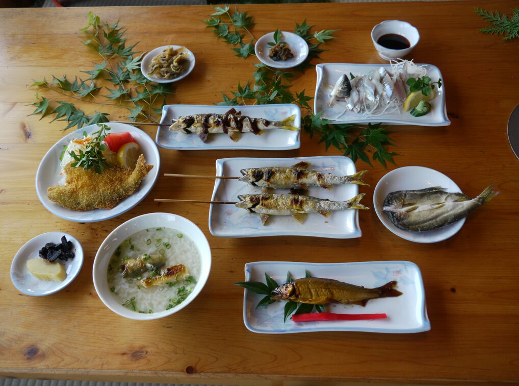 板取川洞戸観光ヤナ